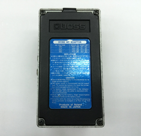 デジタルサンプラー・ディレイ　BOSS DSD-3 裏パネ日本製